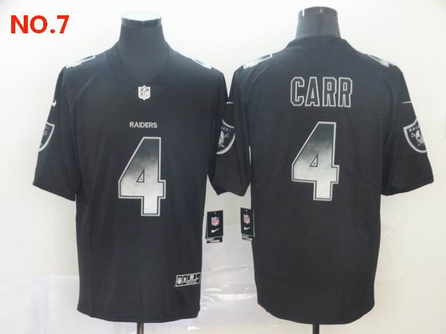 Men's Las Vegas Raiders 4 Derek Carr Jesey NO.7;